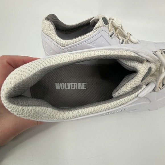 Wolverine Sneakers Slip On Stretch Bungee Laces White Size 9 Women's - Picture 8 of 10